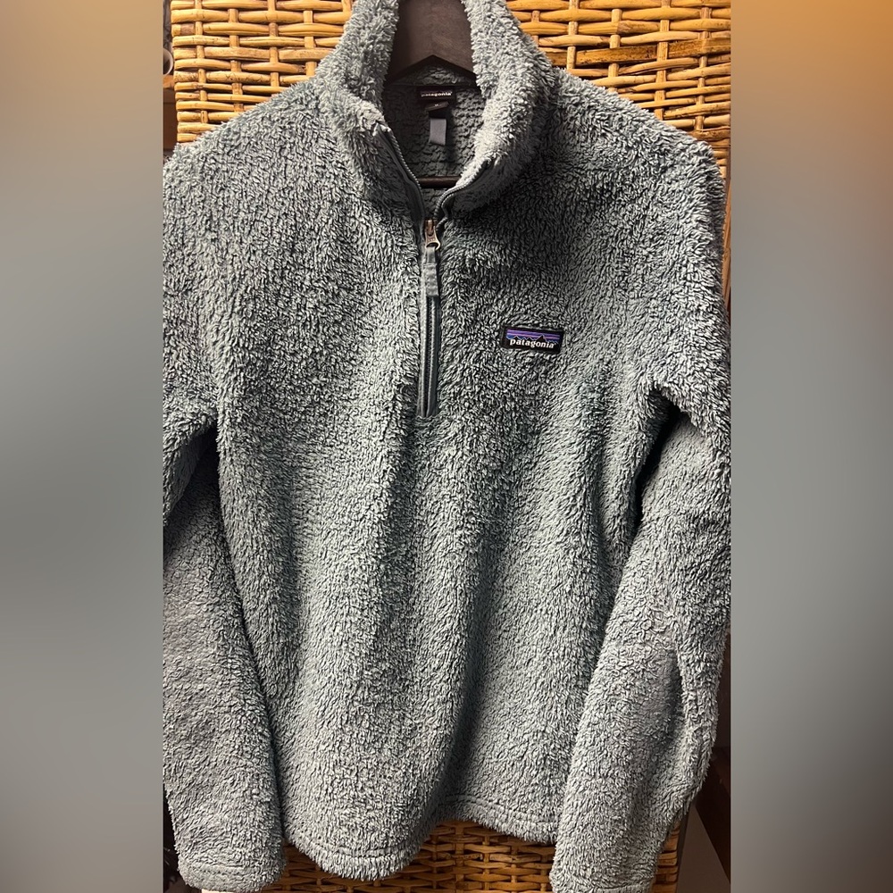 Patagonia - Womens Pullover, Quarter zip, Teal, Size: Medium